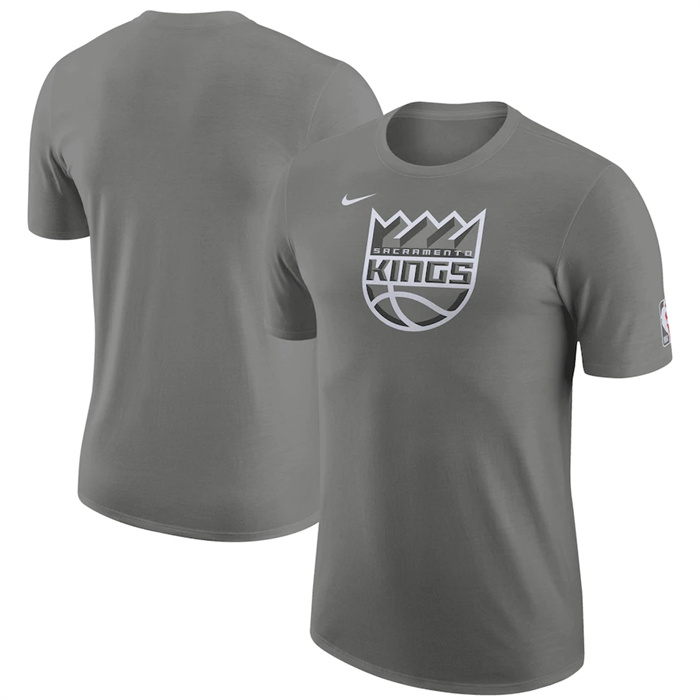 Men's Sacramento Kings Heather Charcoal 2022/23 City Edition Essential Warmup T-Shirt